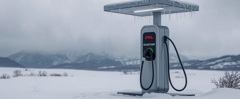 Charging Power Station in Cold Weather
