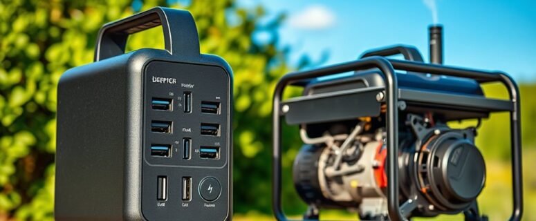 Portable Power Station Vs Fuel-Powered Inverter Generator Efficiency