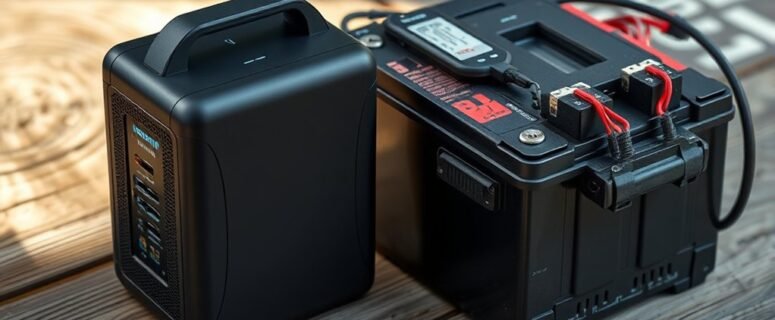 Portable Power Station Vs Deep Cycle Battery Setup