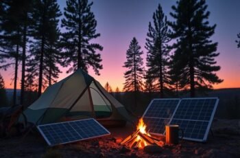 Camping With Portable Solar Panels