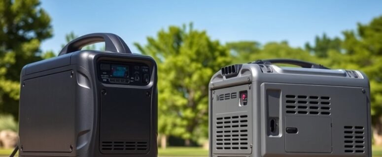 Portable Power Station Vs Inverter Generator Noise Comparison