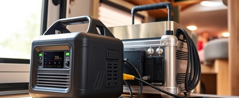 Small Vs Large Portable Power Stations for Rv Use