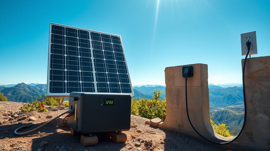 solar charging sustainable weather dependent