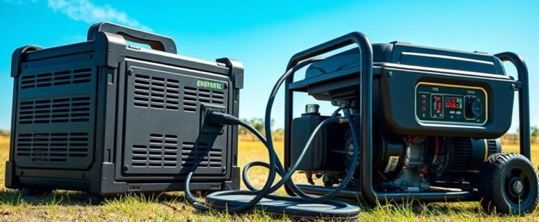 How to Charge Power Station With Generator